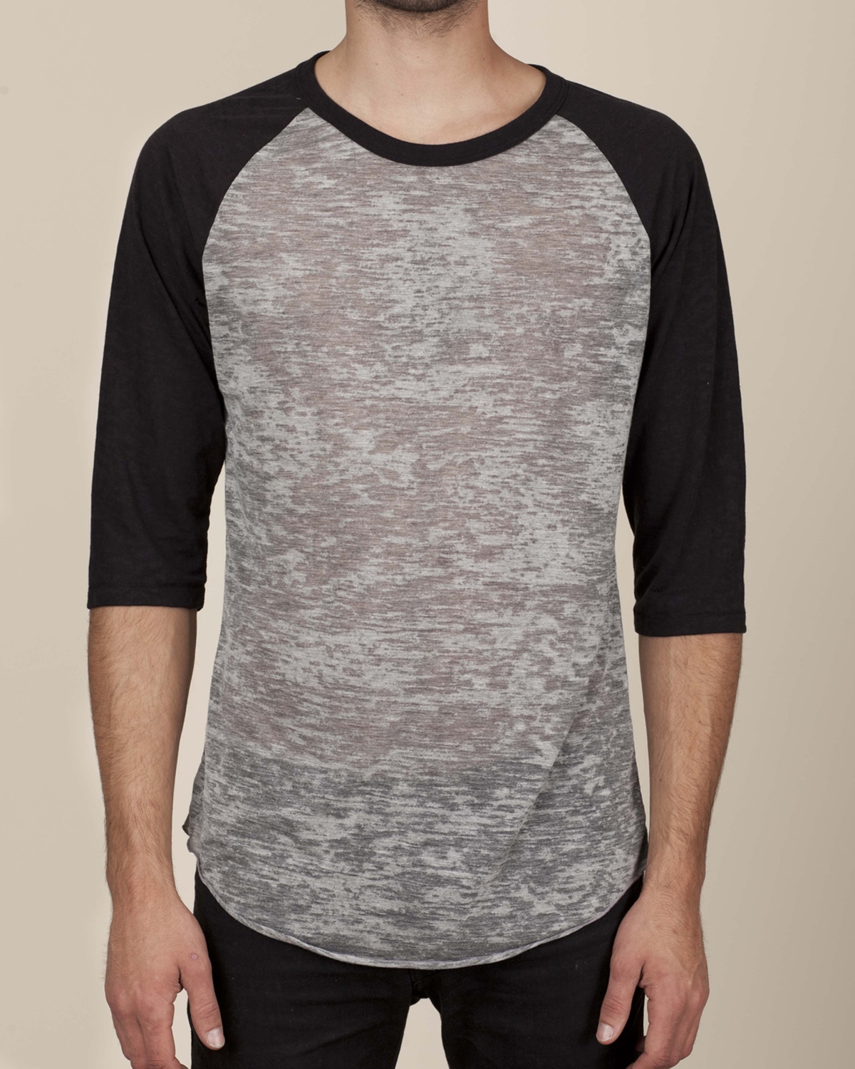 click to view GREY HEATHER/ BLACK
